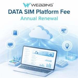 Webbing DATA SIM Platform Fee – Annual Renewal