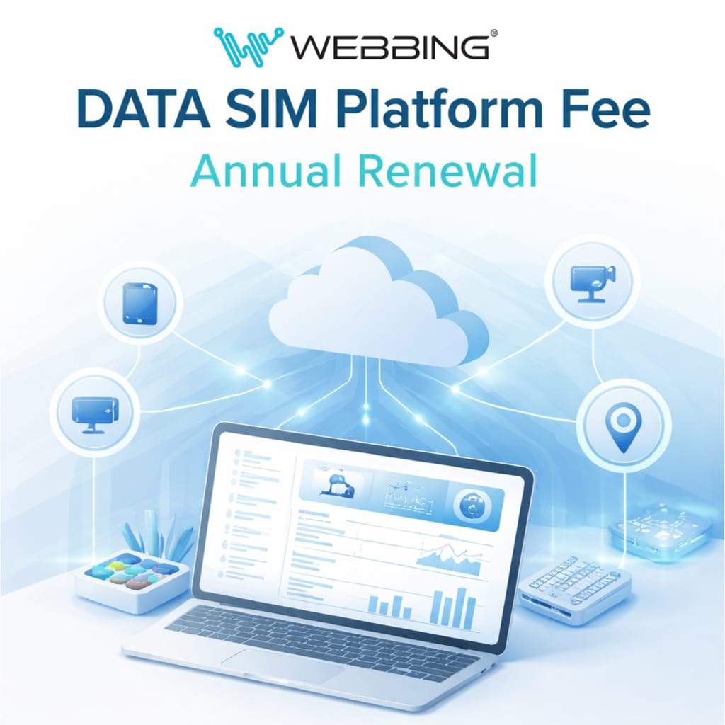 Webbing DATA SIM Platform Fee - Annual Renewal
